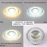 Modern Glass Crystal Garland Led Indoor Downlight for Living Room Kitchen restaurant Ceilings colorful Lighting Bull'S Eye Lamp