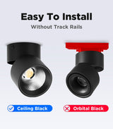 New Foldable Down Light COB Led Spotlight 7W 10W 15W Spot Lights Angle Adjustable Lamp For Home Living Room Shop Indoor Lighting