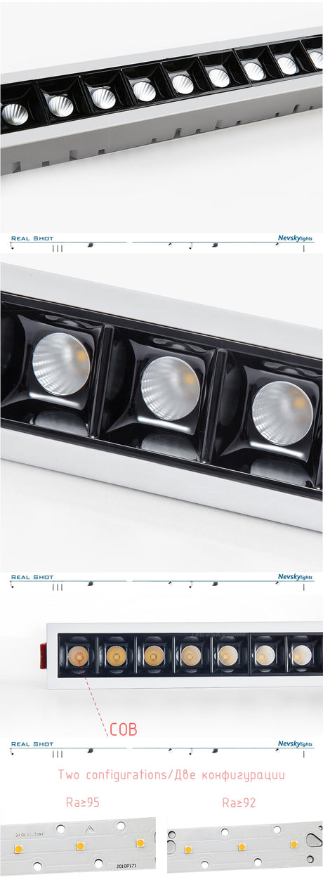 Led Recessed downlights black Ceiling LED Spot lamp bedroom white Square Spot light Living Room modern led ceiling light fixture