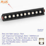 Led Recessed downlights black Ceiling LED Spot lamp bedroom white Square Spot light Living Room modern led ceiling light fixture