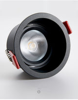 Deep Anti-Glare LED Ceiling downlight Angle Adjustable COB Spot led lights 15W 12W 7W Bedroom Kitchen led Recessed Downlight