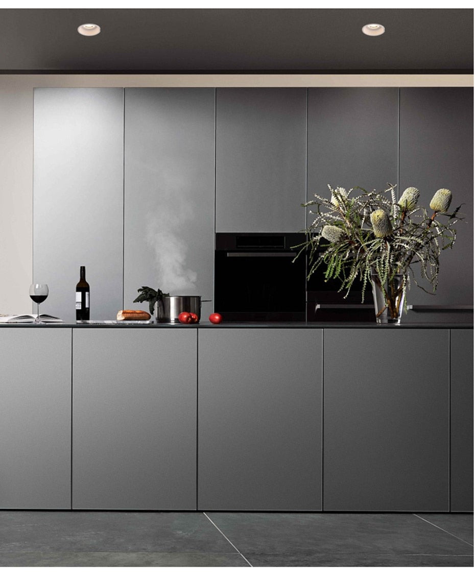 Deep Anti-Glare LED Ceiling downlight Angle Adjustable COB Spot led lights 15W 12W 7W Bedroom Kitchen led Recessed Downlight