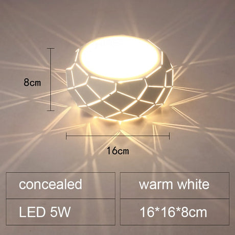 Modern LED Ceiling light Simplicity 5W 12W 3 light color Dimming Switch control cylinder lamp for aisle corridor illumination