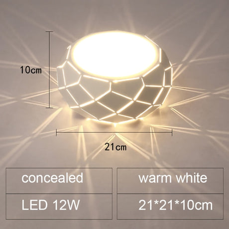 Modern LED Ceiling light Simplicity 5W 12W 3 light color Dimming Switch control cylinder lamp for aisle corridor illumination