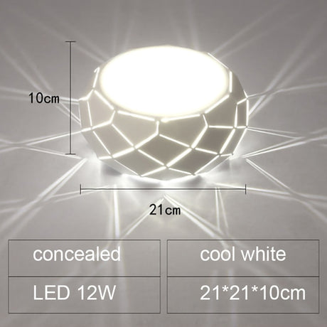 Modern LED Ceiling light Simplicity 5W 12W 3 light color Dimming Switch control cylinder lamp for aisle corridor illumination