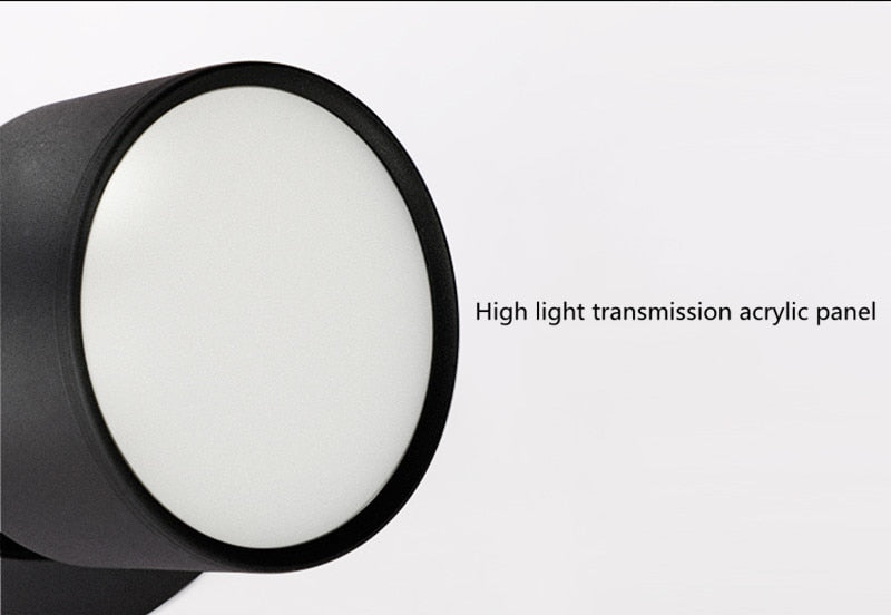 Dimmable Surface Mounted LED COB Downlight 7W/10W/15W/18WRotating LED Spot Light Ceiling Lamp with LED Driver AC110V/220V