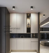 Dimmable Surface Mounted LED COB Downlight 7W/10W/15W/18WRotating LED Spot Light Ceiling Lamp with LED Driver AC110V/220V