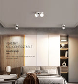 Dimmable Surface Mounted LED COB Downlight 7W/10W/15W/18WRotating LED Spot Light Ceiling Lamp with LED Driver AC110V/220V