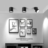 Dimmable Surface Mounted LED COB Downlight 7W/10W/15W/18WRotating LED Spot Light Ceiling Lamp with LED Driver AC110V/220V