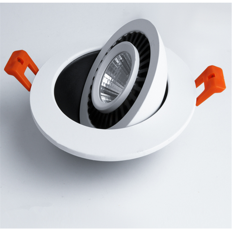 360 Angle Rotatable LED COB Recessed Downlight Square 6W 9W 12W 15W 18W 20W LED Ceiling Spot Light for Picture TV Background 220V