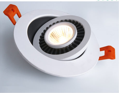 360 Angle Rotatable LED COB Recessed Downlight Square 6W 9W 12W 15W 18W 20W LED Ceiling Spot Light for Picture TV Background 220V