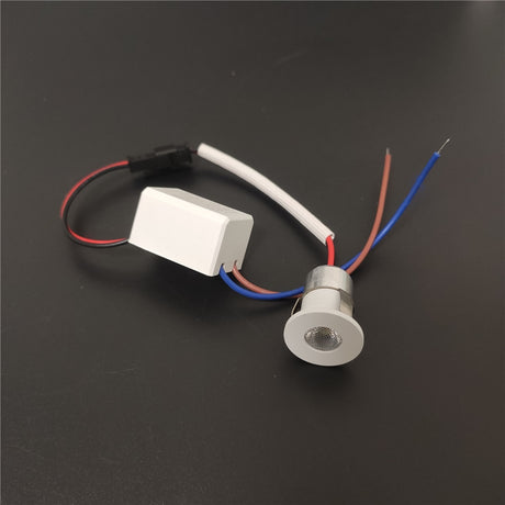 110v 220v 1W led mini spot light dimmable downlight Recessed lamp Cupboard Showcase Display Light