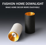 Not Dimmable Long LED COB Surface Mounted Downlight 10W/12W/15W 3000K/4000K/6000K No Cutout Ceiling Spot Light Home Decor