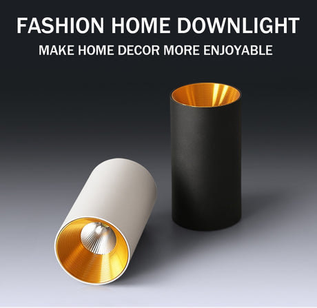 Not Dimmable Long LED COB Surface Mounted Downlight 10W/12W/15W 3000K/4000K/6000K No Cutout Ceiling Spot Light Home Decor