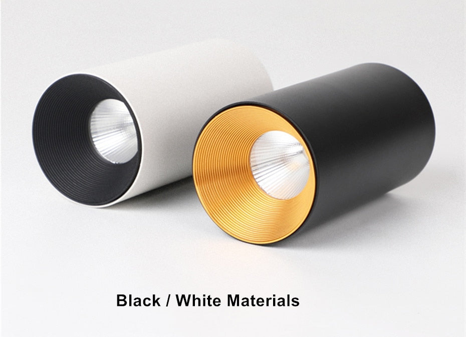 Not Dimmable Long LED COB Surface Mounted Downlight 10W/12W/15W 3000K/4000K/6000K No Cutout Ceiling Spot Light Home Decor