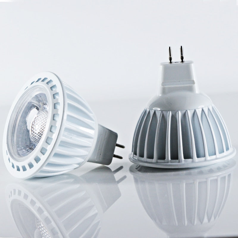 super MR16 led spotlight 2pcs 12v 24v 5W 9W cob bulb lighting MR16 low voltage ceiling lamp energy saving downlight