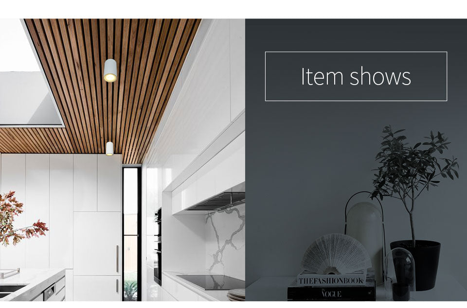 Aisilan Nordic LED Downlight Surface Mounted Ceiling Lamps AC85-260V White/Black Spot light for Living Room Bedroom Hallway