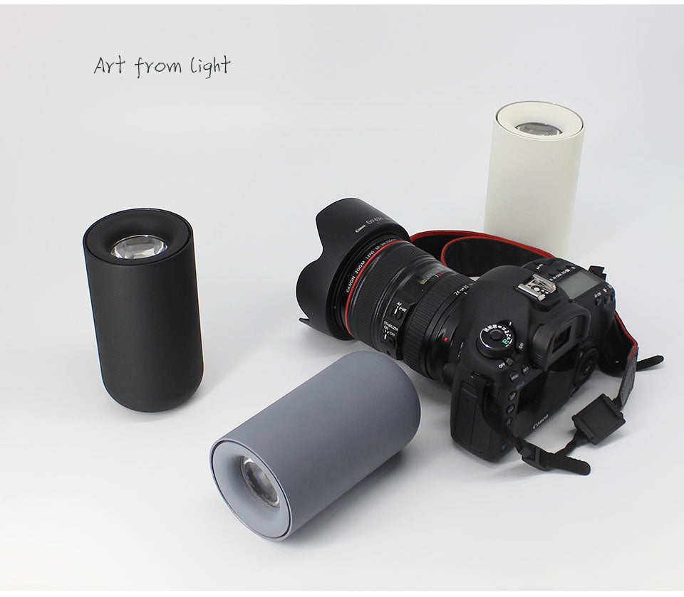 Aisilan Nordic LED Downlight Surface Mounted Ceiling Lamps AC85-260V White/Black Spot light for Living Room Bedroom Hallway