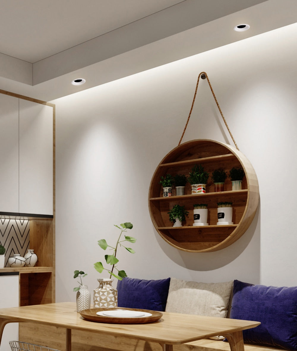 Ultra Thin Anti-Glare Spot Light 12W 9W 7W 5W Ceiling Lamp Recessed Led Light LED Downlight For Living Room Light