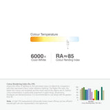 E27 LED Downlights Bulb with 8W,2700K,6000K(R63/Non-Dimmable/120° Beam Angle with Milky Diffuser/Spot light/Reflector) Pack of 5