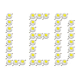 High Power LED Chip SMD LEDs Light-Emitting Diode 20pcs/lot 1W 100-110lm LED Light Bead For Downlight Spotlight White Blue Green