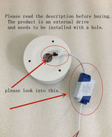 Round dimmable Led surface mounted spotlight COB ceiling spotlight 7W/10W 12W 15W living room surface mounted downlight