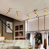 Cloakroom Ceiling Lamp Nordic Aluminum Clearly Installed Track Led Chandelier Background Wall Led Spotlight Downlight Light