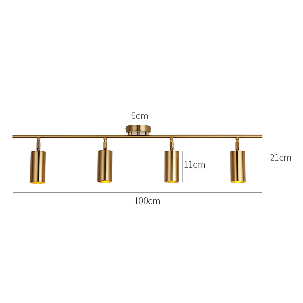 Cloakroom Ceiling Lamp Nordic Aluminum Clearly Installed Track Led Chandelier Background Wall Led Spotlight Downlight Light