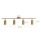 Cloakroom Ceiling Lamp Nordic Aluminum Clearly Installed Track Led Chandelier Background Wall Led Spotlight Downlight Light