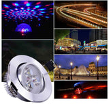 LED 1W 3W Wattage 100 Pieces LED Lighting Diode Headlight Power LED LED Flashlight For Downlight Projector LED Lamp Bulb DIY