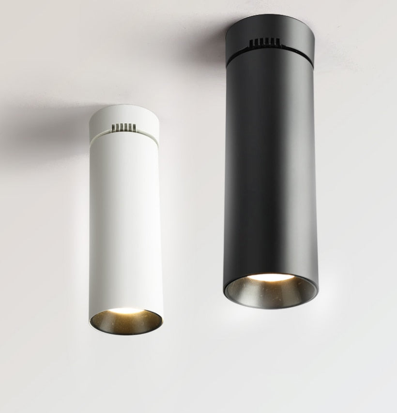 Surface-mounted folding led downlights 360° rotatable cob led ceiling spot lights 10w 15w 20w led lamps lighting