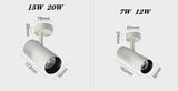 Surface-mounted folding led downlights 360° rotatable cob led ceiling spot lights 10w 15w 20w led lamps lighting