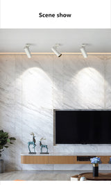 Surface-mounted folding led downlights 360° rotatable cob led ceiling spot lights 10w 15w 20w led lamps lighting