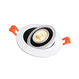 Round 360 Angle Adjustable LED COB Recessed Downlight Black/White 5W 7W 10W 12W 15W 18W LED Ceiling Spot Light Pic Background
