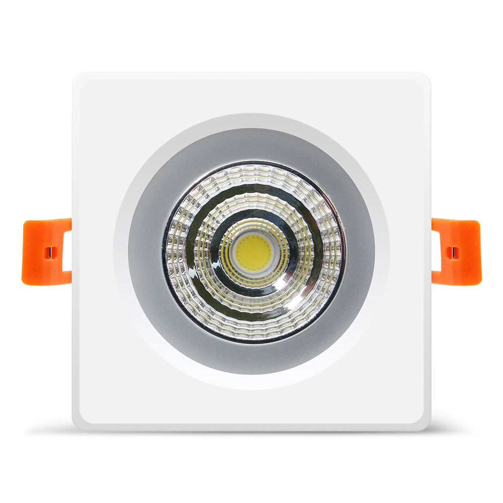 Recessed Led Downlight IP65 Waterproof Led Ceiling Lamp Square Indoor Spot Led Lamp 5W 12W 15W For Bathroom Living Room Balcony