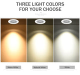 Recessed Led Downlight IP65 Waterproof Led Ceiling Lamp Square Indoor Spot Led Lamp 5W 12W 15W For Bathroom Living Room Balcony