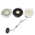 Mini COB Ceiling Light Showcase Jewery 12V 3W Cabinet Lighting LED Spot Light Cut Out Hole 40-45mm