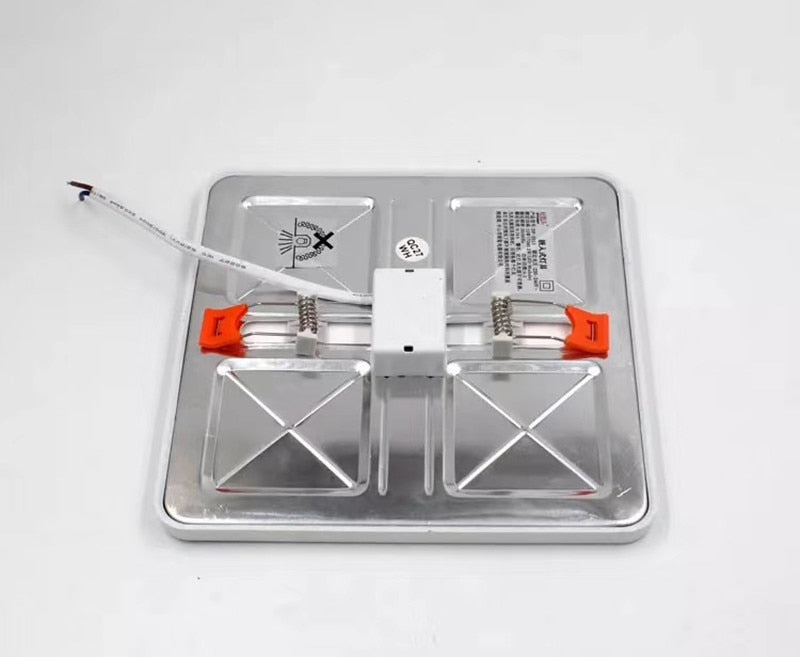 Ultra-Thin Square Panel Freely Adjustable LED 110/220V Downlight Ceiling Light Embedded Living Room Opening Light 6W 8W 15W 20W