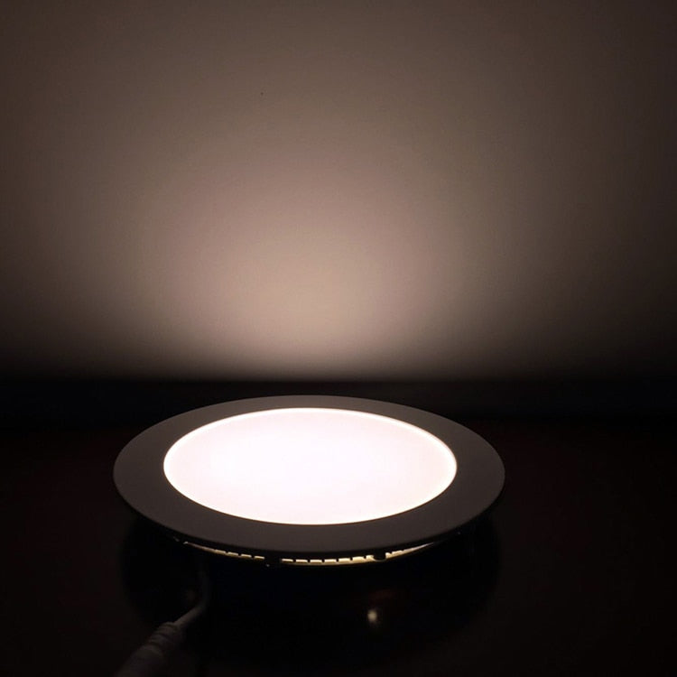 Dimmable LED grid downlight round 3W 4W 6W 9W 12W 15W 18W 24W LED panel ceiling painel light lamp 4000K for bathroom luminaire