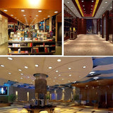 Dimmable LED grid downlight round 3W 4W 6W 9W 12W 15W 18W 24W LED panel ceiling painel light lamp 4000K for bathroom luminaire