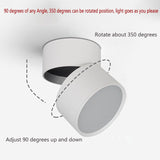 LED Downlight Ceiling Spot lights for Living Lamp 7w 12w 15w Ceiling Lighting For Kitchen Bathroom light Surface mounted