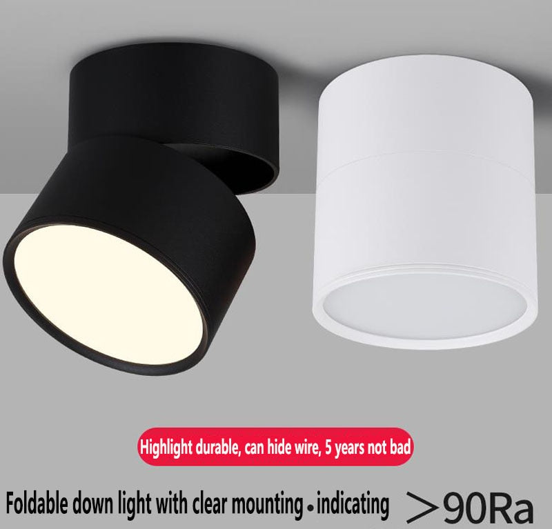 LED Downlight Ceiling Spot lights for Living Lamp 7w 12w 15w Ceiling Lighting For Kitchen Bathroom light Surface mounted