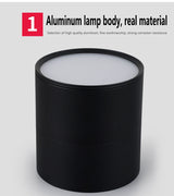 LED Downlight Ceiling Spot lights for Living Lamp 7w 12w 15w Ceiling Lighting For Kitchen Bathroom light Surface mounted