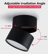 LED Downlight Ceiling Spot lights for Living Lamp 7w 12w 15w Ceiling Lighting For Kitchen Bathroom light Surface mounted