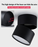 LED Downlight Ceiling Spot lights for Living Lamp 7w 12w 15w Ceiling Lighting For Kitchen Bathroom light Surface mounted