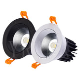 Triac/0-10V/Dali Dimmable Led Downlight COB Ceiling Spot Light 12w 85-265V Ceiling Recessed Lights Indoor Lighting