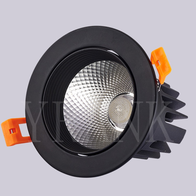 Triac/0-10V/Dali Dimmable Led Downlight COB Ceiling Spot Light 12w 85-265V Ceiling Recessed Lights Indoor Lighting
