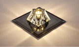 Modern and simple led diamond crystal aisle light corridor light hallway light embedded creative home downlight spotlight