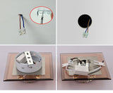 Modern and simple led diamond crystal aisle light corridor light hallway light embedded creative home downlight spotlight