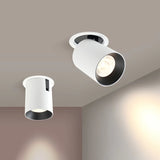 Rotation Foldable Dimmable Led Downlights 9w 12w 15w 90° Cob Recessed Led Ac 220V Ceiling Lamps Indoor Lighting Living Room